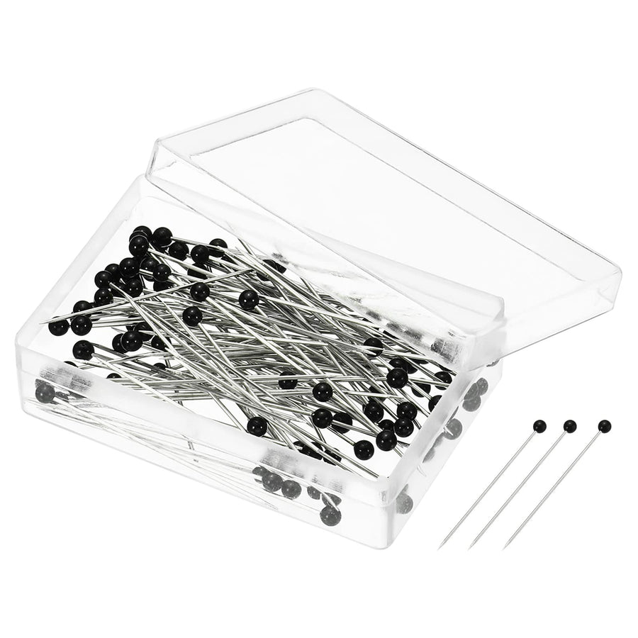 PATIKIL Sewing Pins, Black, 100 Count
