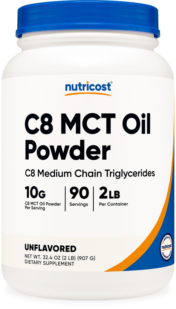 Nutricost C8 MCT Oil Powder, 2 lb