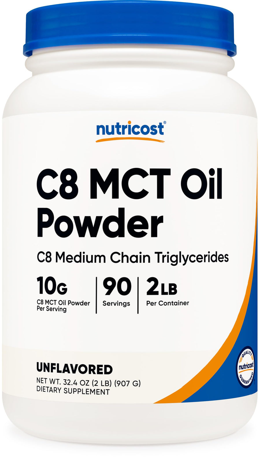 Nutricost C8 MCT Oil Powder, 2 lb