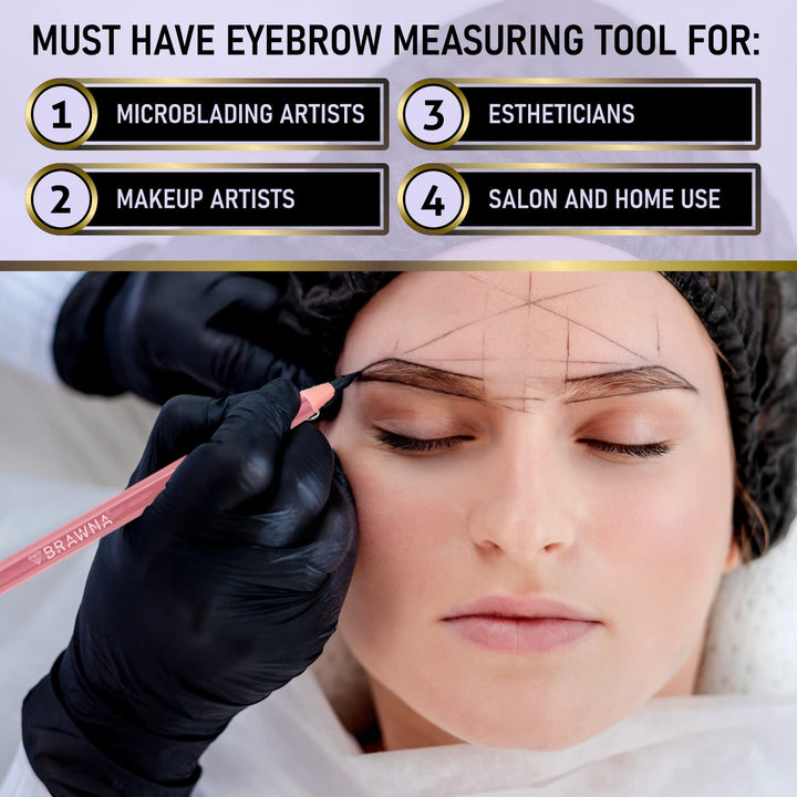 BRAWNA Eyebrow Mapping String, Black, 30 m