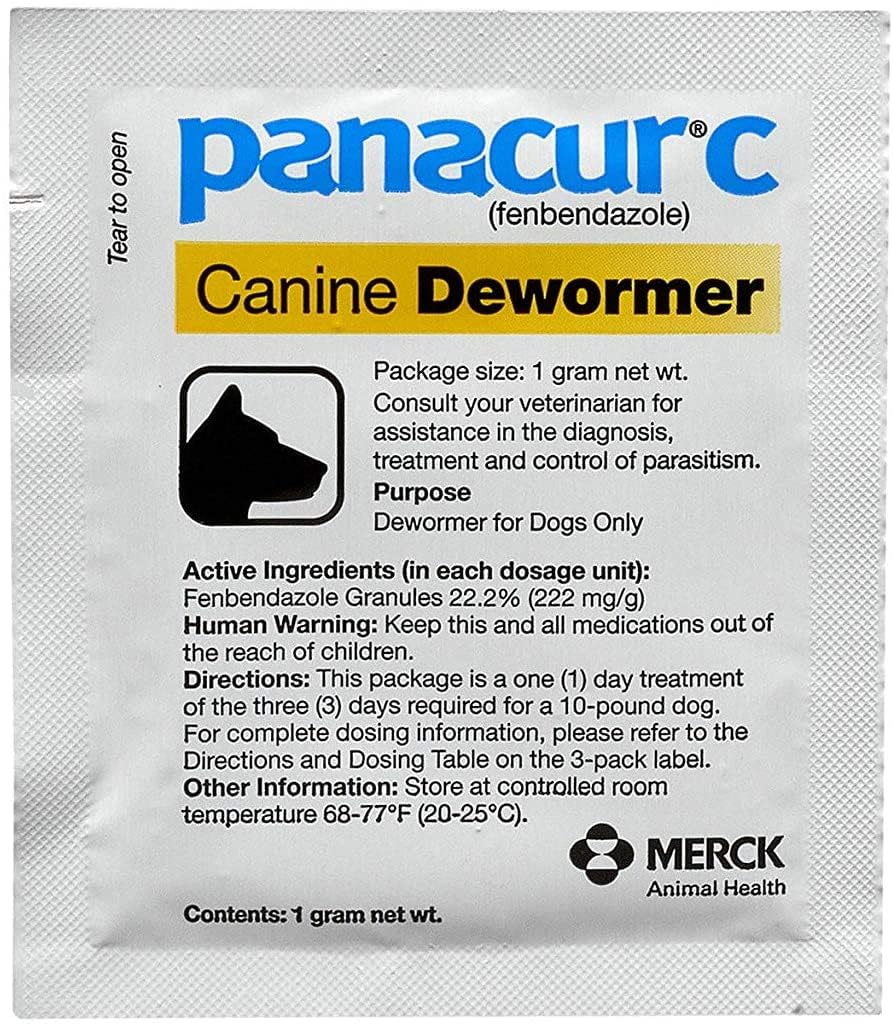 Panacur Canine Dewormer, 1 g