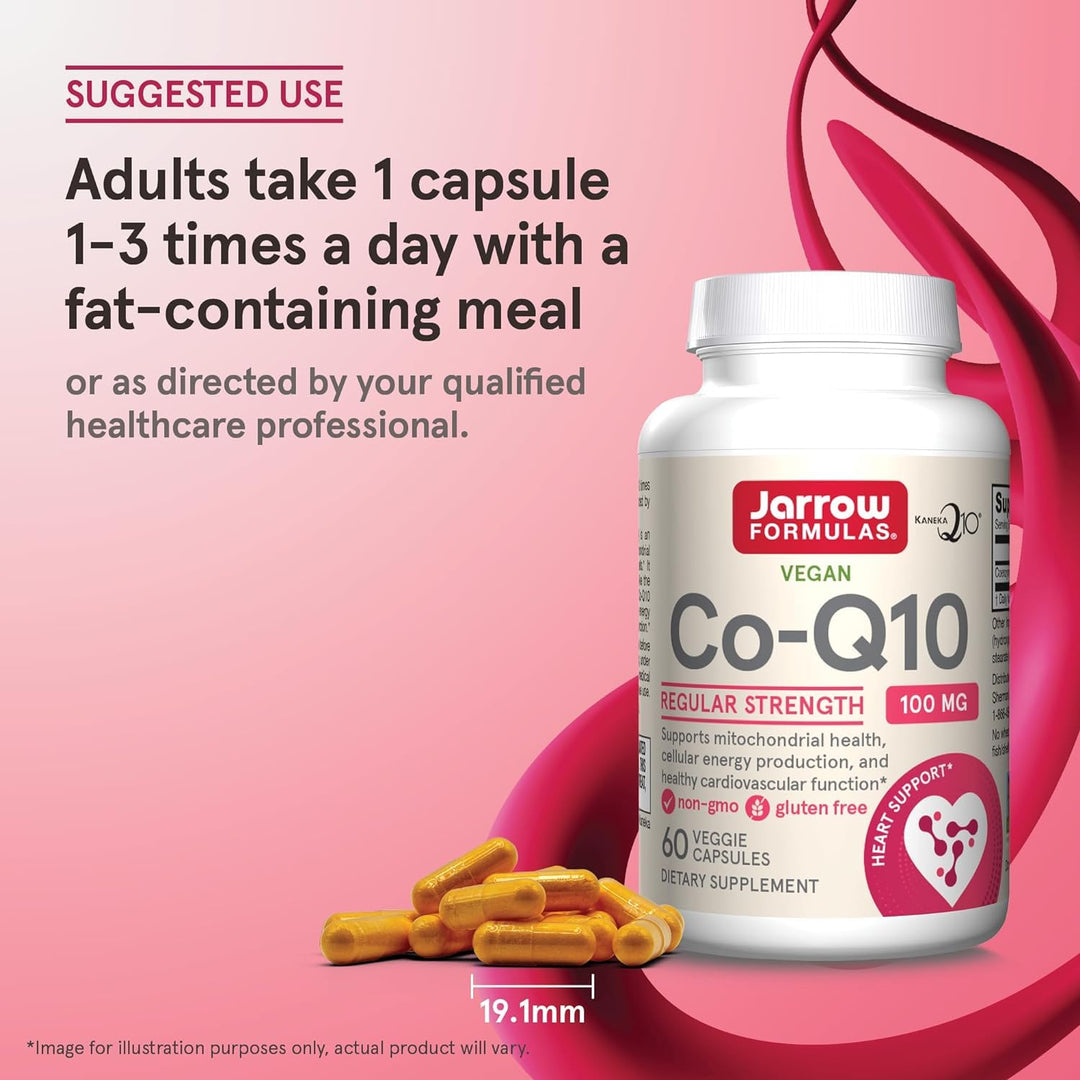 Jarrow Formulas Co-Q10, 100 mg, 60 Count