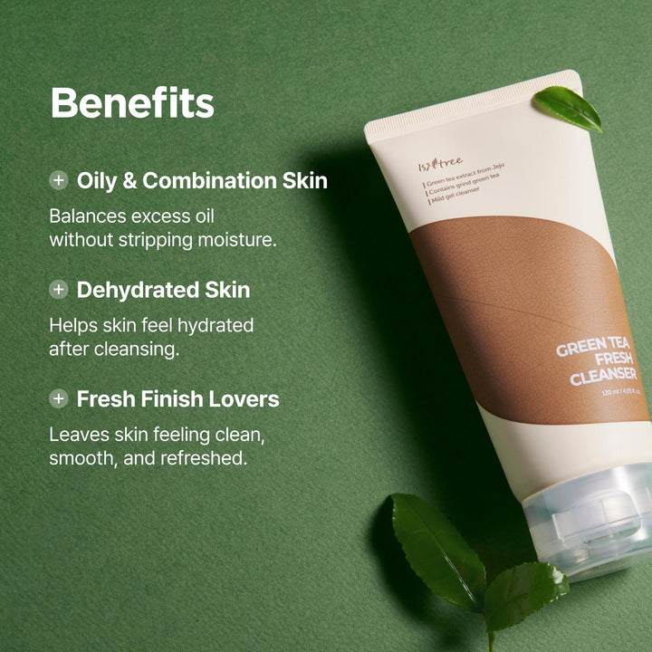 IsNtree Green Tea Fresh Cleanser, 120 ml