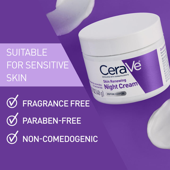 CeraVe Skin Renewing Night Cream, 1.7 oz