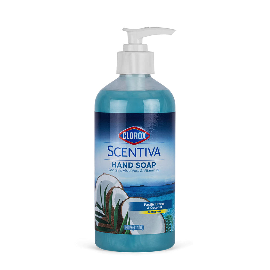 Clorox Scentiva Liquid Hand Soap, Pacific Breeze & Coconut, 14 oz
