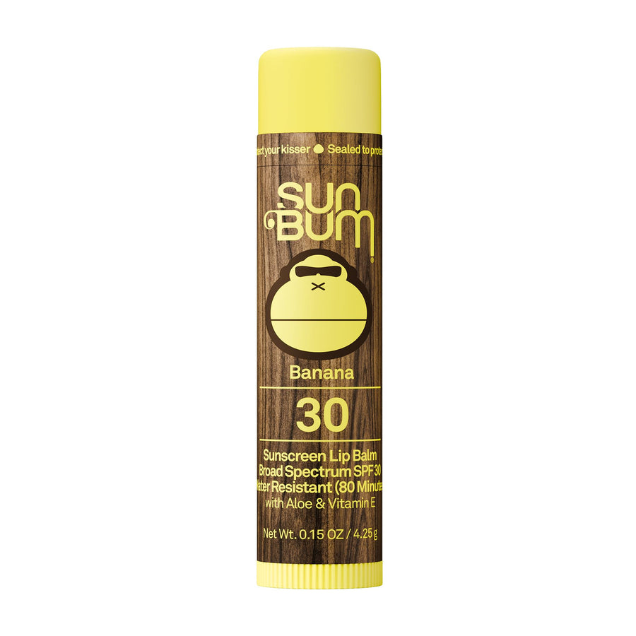 Sun Bum Lip Balm, Banana, SPF 30, 4.25 g