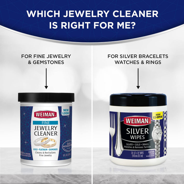 Weiman Fine Jewelry Cleaner Liquid, 6 oz