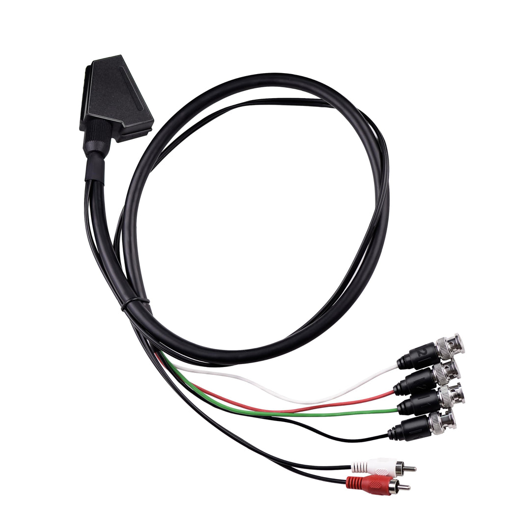 XTPTFABS Euro SCART to RGB BNC and RCA Adapter Cable