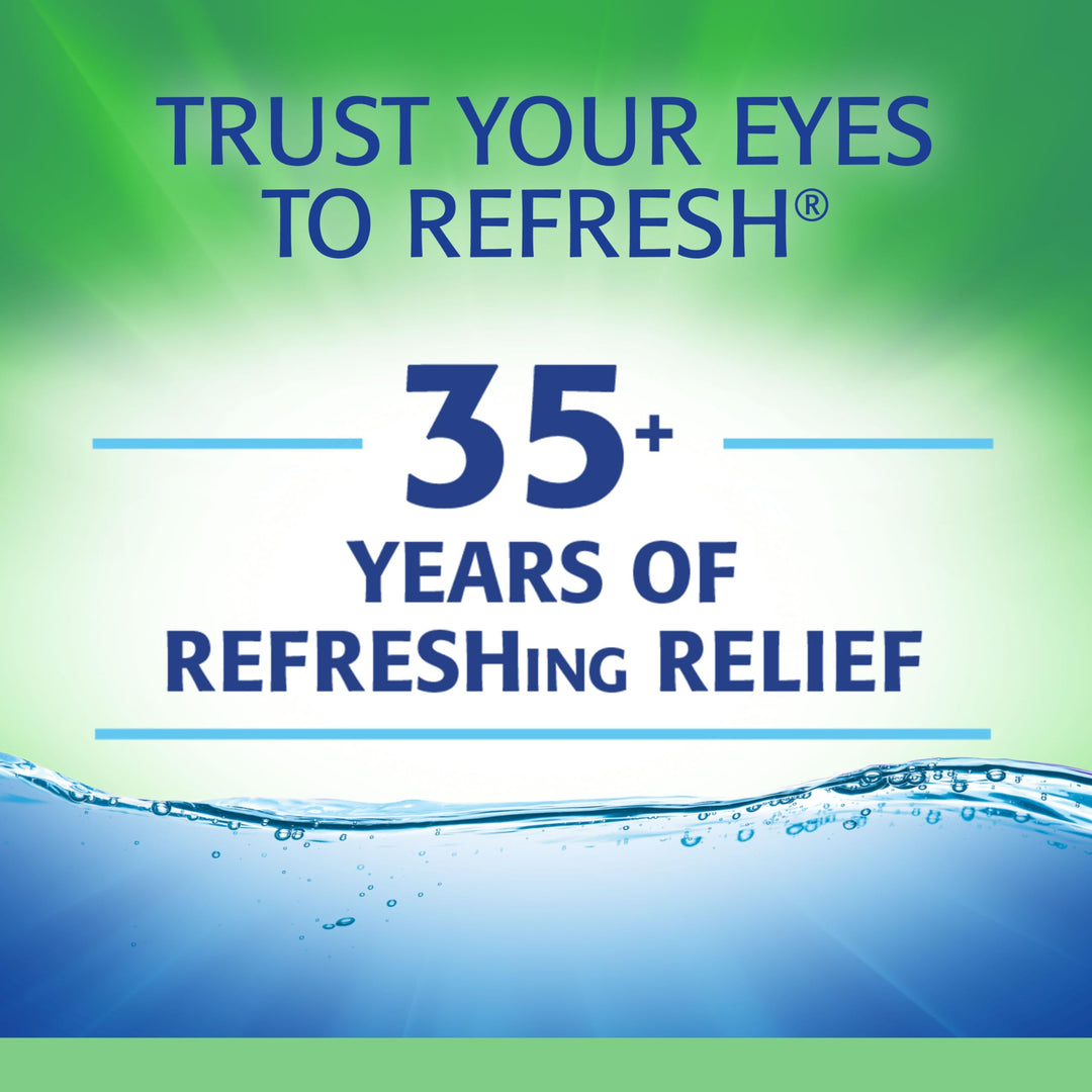 Refresh Plus Lubricant Eye Drops Preservative-Free Artificial Tears, 70 Count, 0.01 fl oz