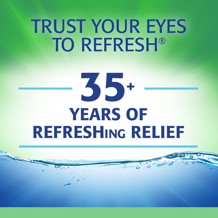Refresh Plus Lubricant Eye Drops Preservative-Free Artificial Tears, 70 Count, 0.01 fl oz