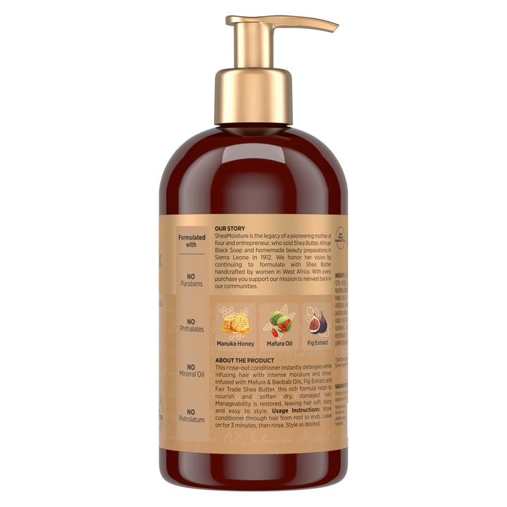SHEA MOISTURE Manuka Honey And Mafura Oil Intensive Hydration Conditioner, 384 ml