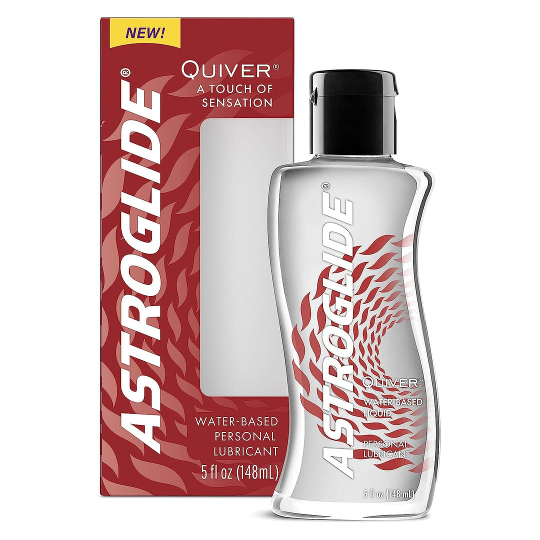 Astroglide Quiver Water-Based Lubricant, Tingling, 5 fl oz