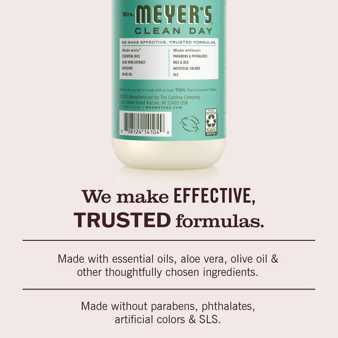 Mrs. MEYER'S Clean Day Hand Soap, Basil, 12.5 fl oz