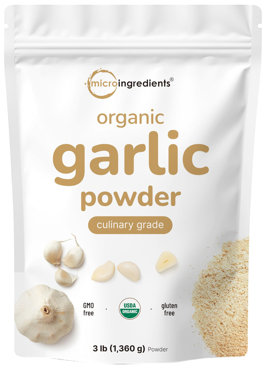 Micro Ingredients Organic Garlic Powder, 3 lb