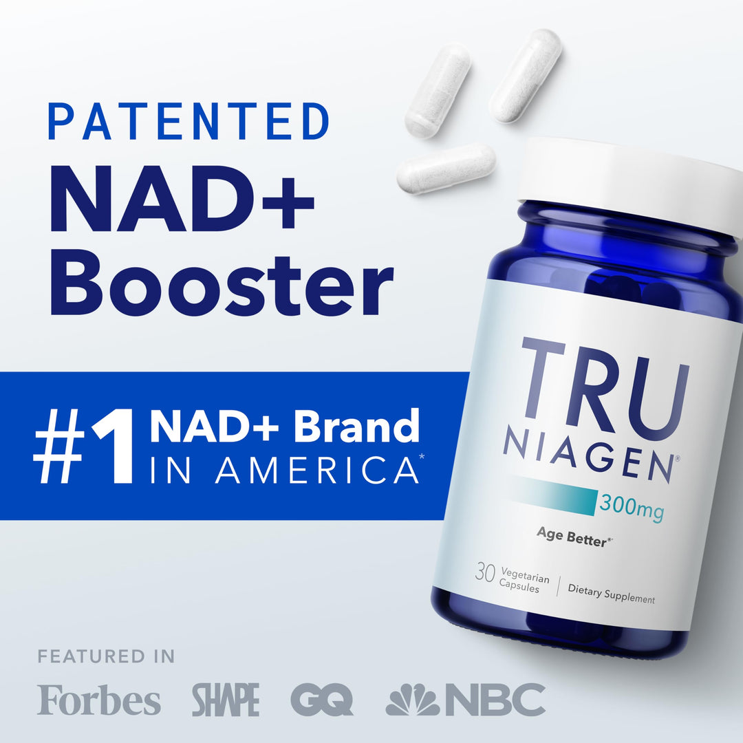 TRU NIAGEN NAD+ Boosting Supplement, 300 mg, 30 Count
