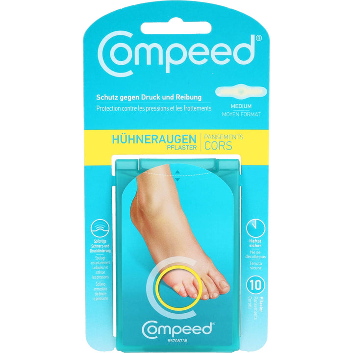 Compeed Corn Plasters, Medium, 10 Count