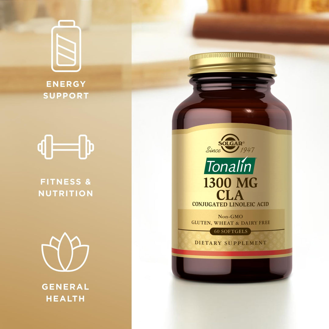 Solgar Tonalin CLA 1300 mg, 60 Count