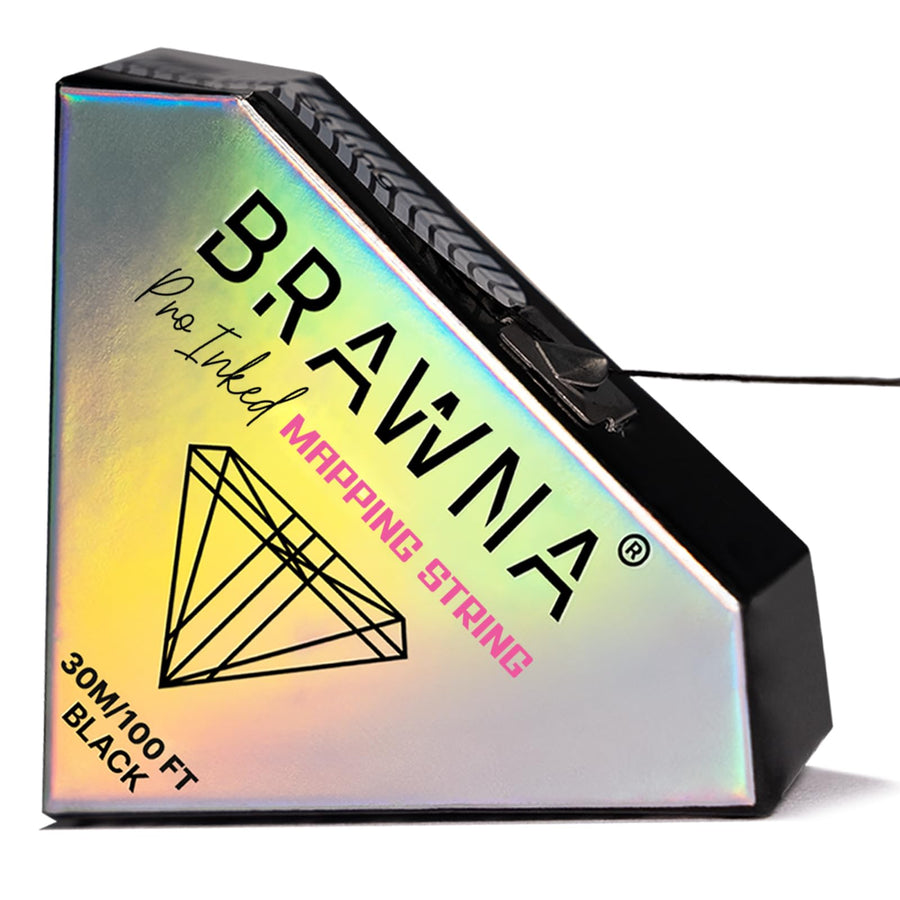 BRAWNA Eyebrow Mapping String, Black, 30 m