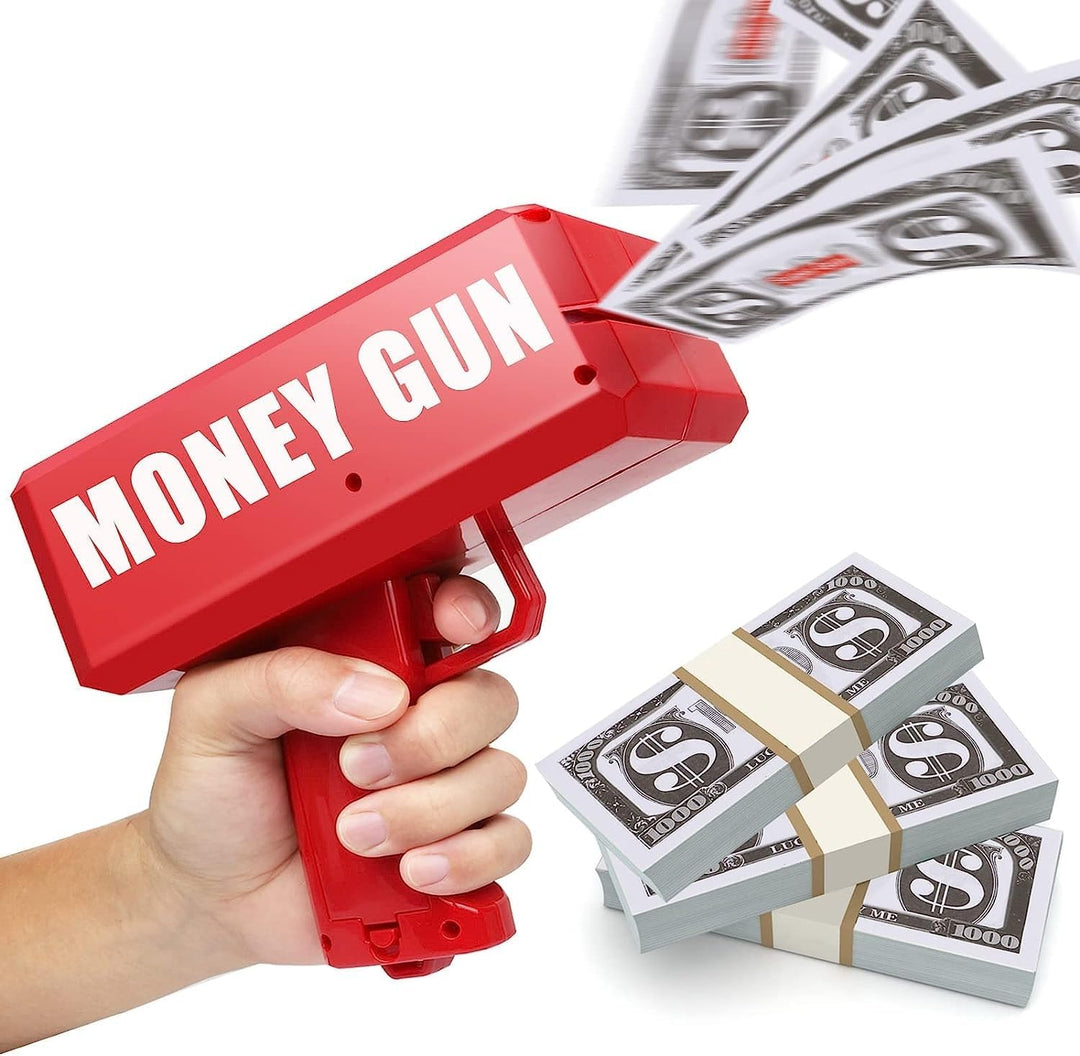 SF-SCODE Money Gun Cash Toy, Cash Cannon