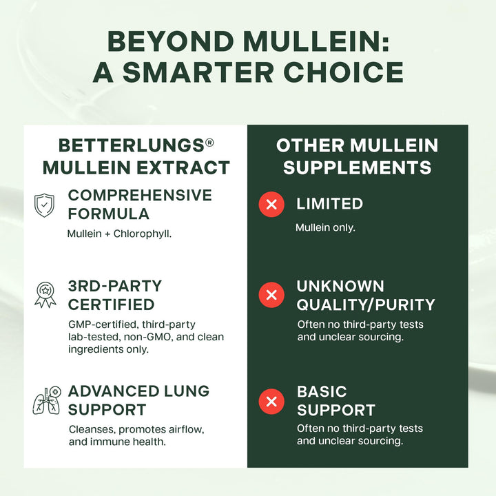 Betterbrand Mullein Drops, Alcohol-Free, Chlorophyll