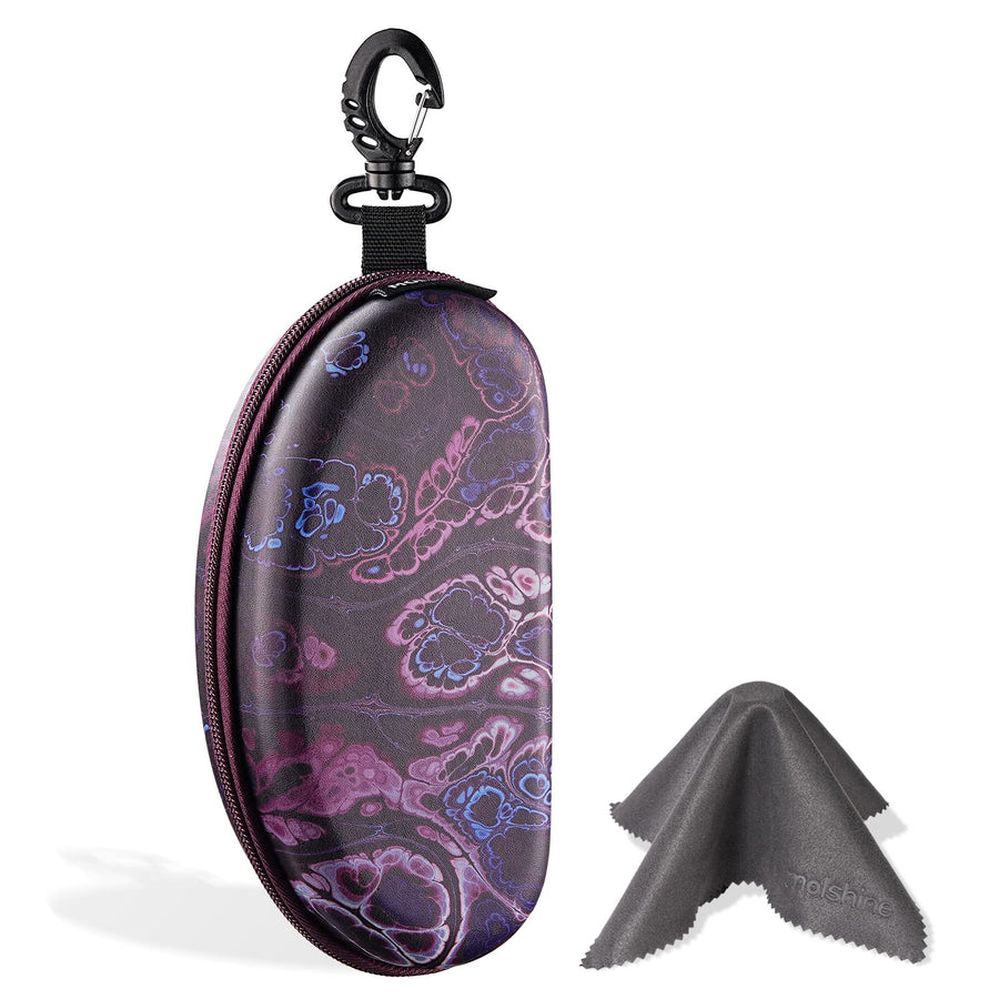molshine Oversized Sunglasses Case, Purple, L