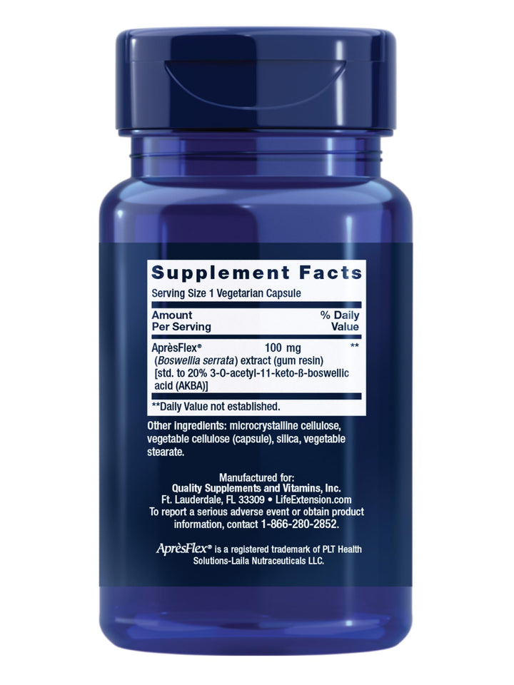Life Extension 5-Lox Inhibitor With ApresFlex, 100 mg, 60 Count