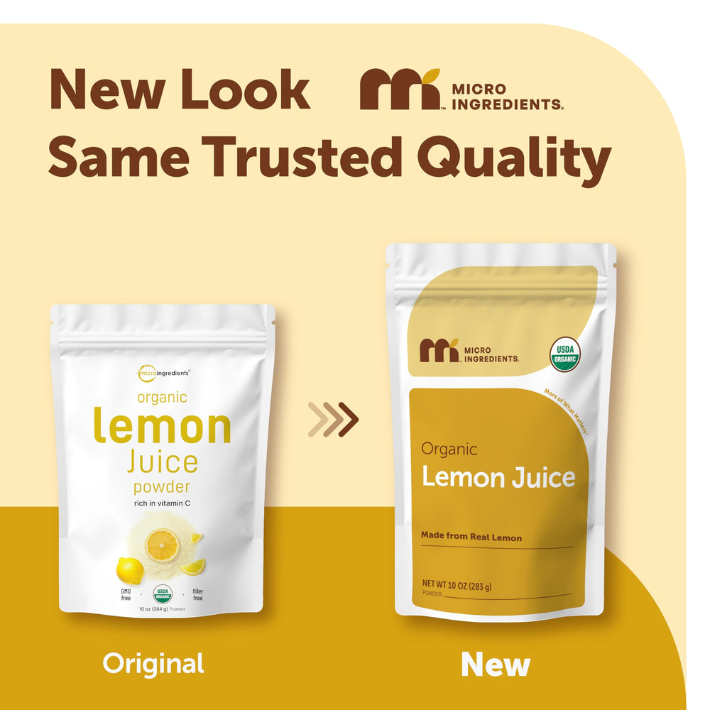 Micro Ingredients Organic Lemon Juice Powder, 10 oz