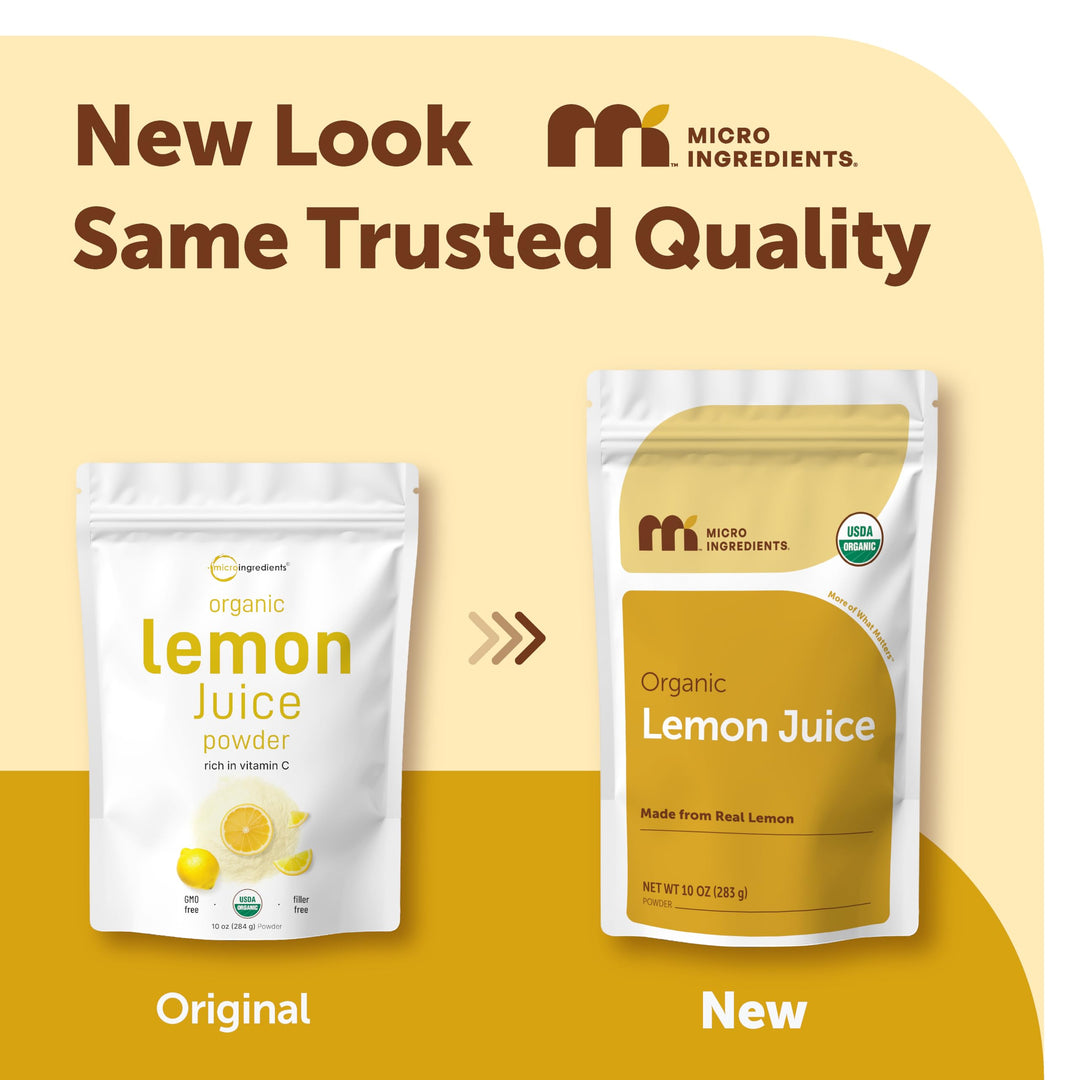 Micro Ingredients Organic Lemon Juice Powder, 10 oz
