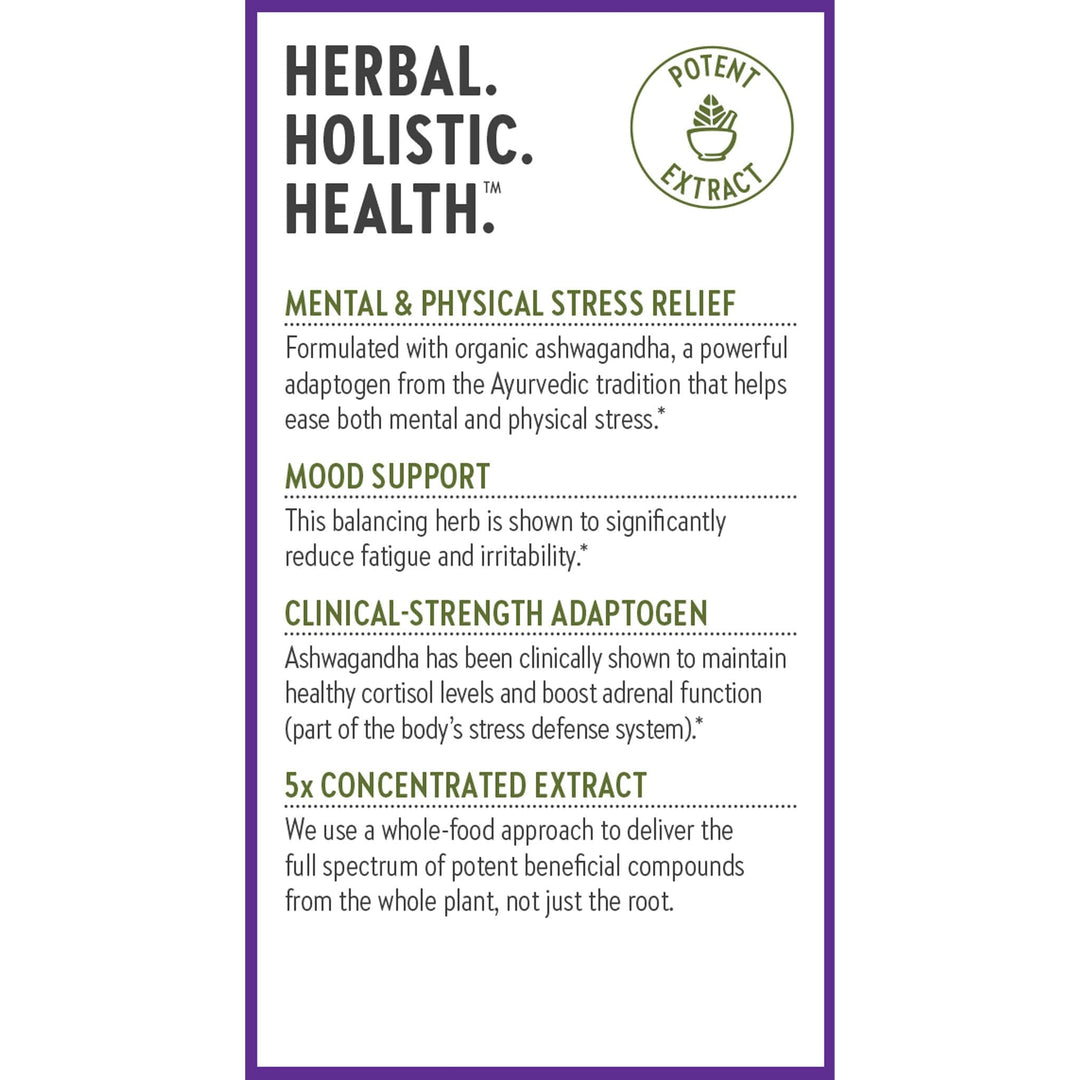 New Chapter Organic Ashwagandha Supplement, 60 Count