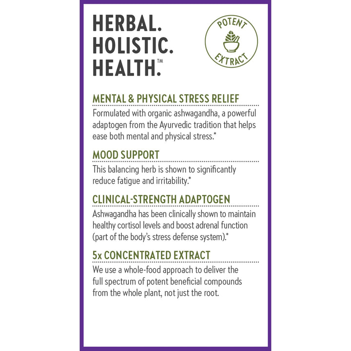 New Chapter Organic Ashwagandha Supplement, 60 Count