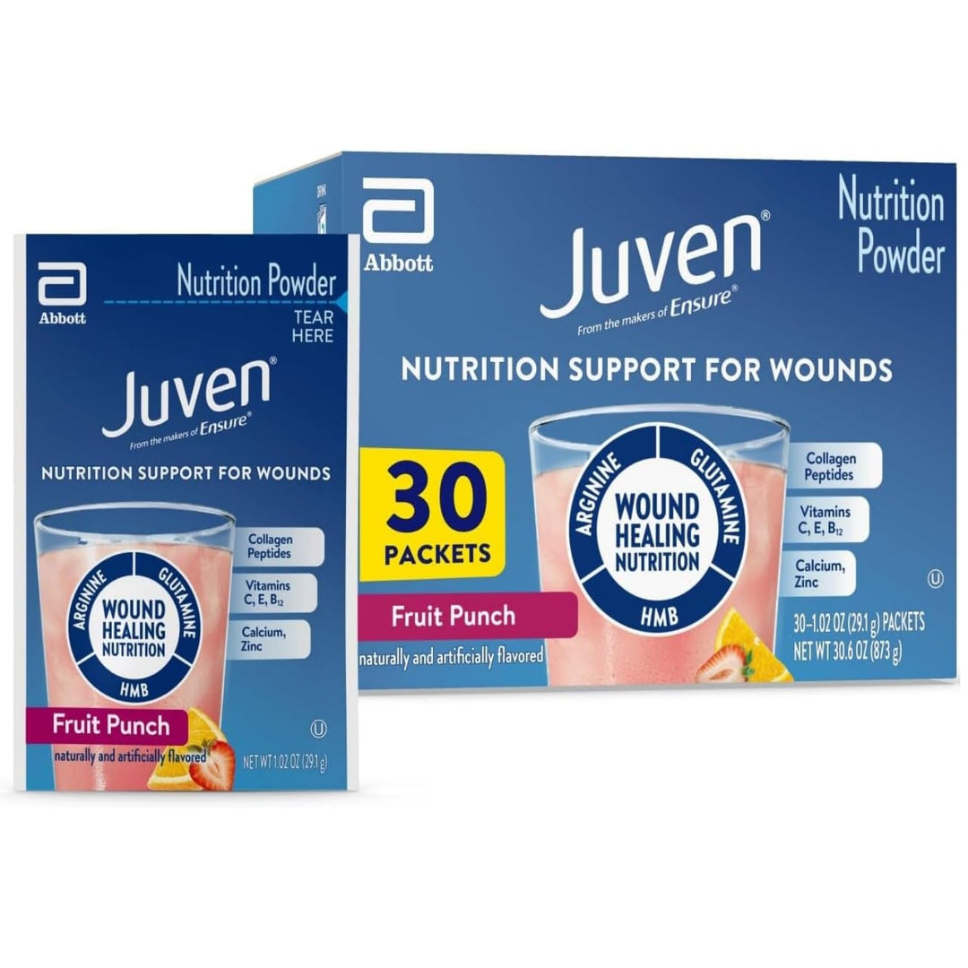 Abbott Juven Nutritional Supplement Powder, Fruit Punch, 30 Count