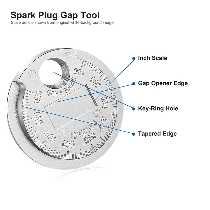P1TOOLS Spark Plug Gap Gauge, 1 Count