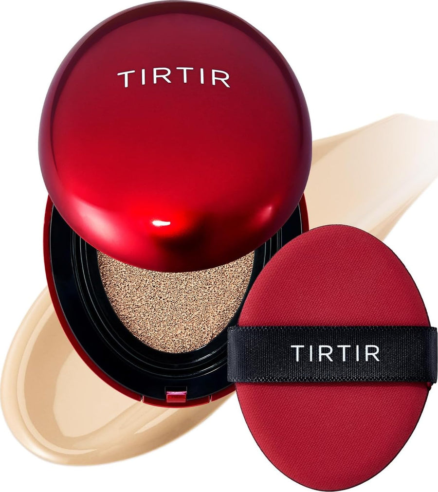 TIRTIR Mask Fit Red Cushion Foundation, #21W Natural Ivory, 0.63 fl oz