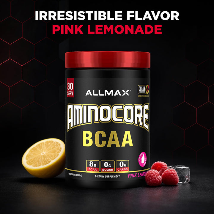 ALLMAX Aminocore BCAA, Pink Lemonade, 315 g