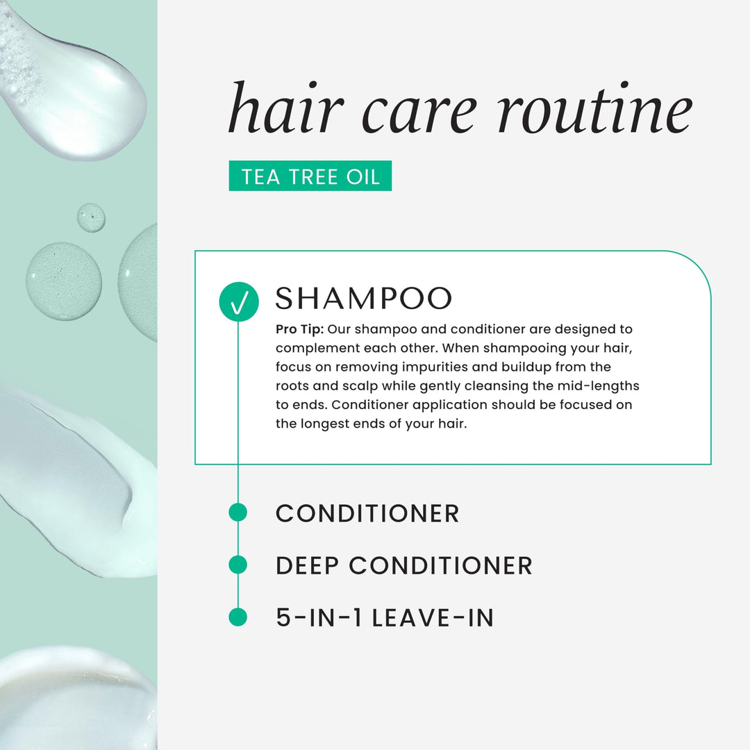 Hask Tea Tree Oil & Rosemary Shampoo, 355 ml