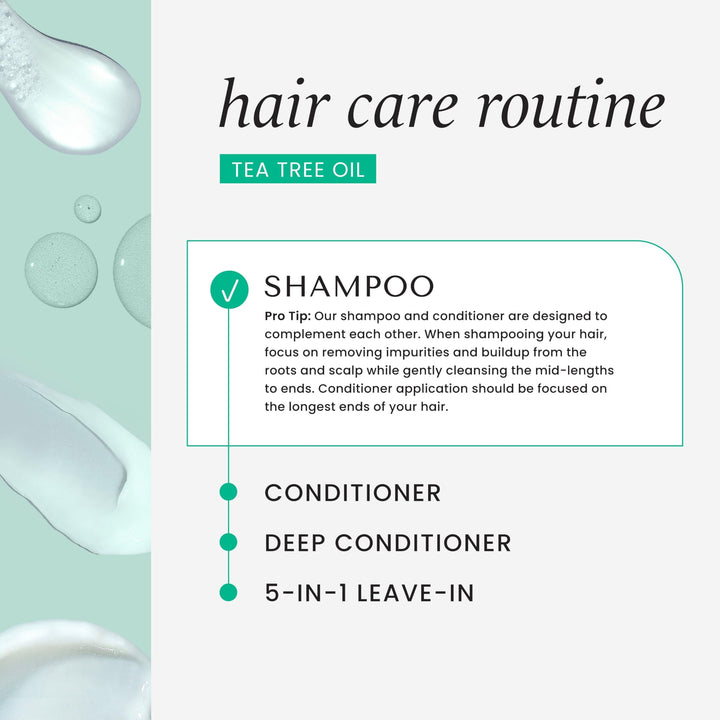 Hask Tea Tree Oil & Rosemary Shampoo, 355 ml