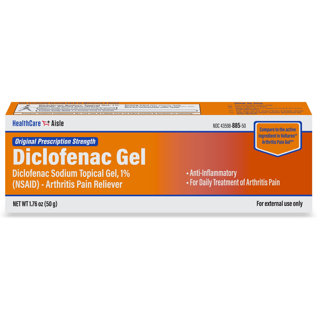 HealthCareAisle Diclofenac Gel, 1%, 50 g