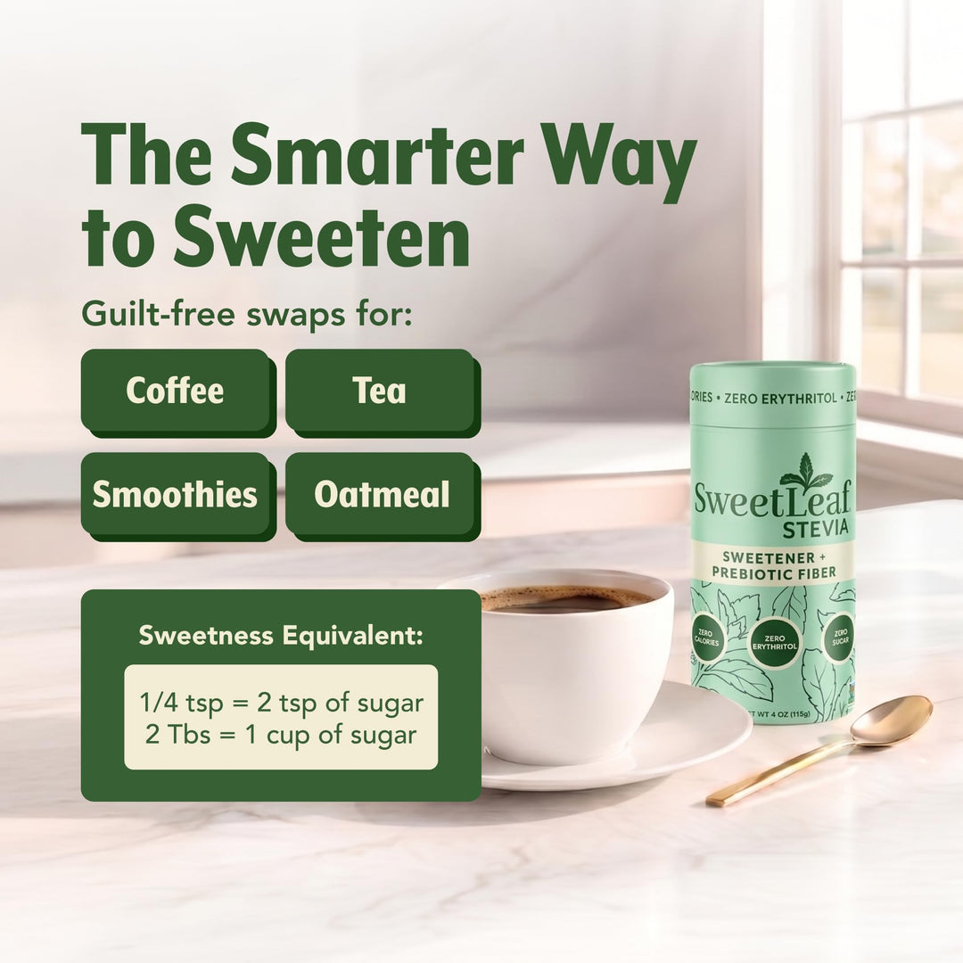 SweetLeaf SteviaPlus Powder, 4 oz
