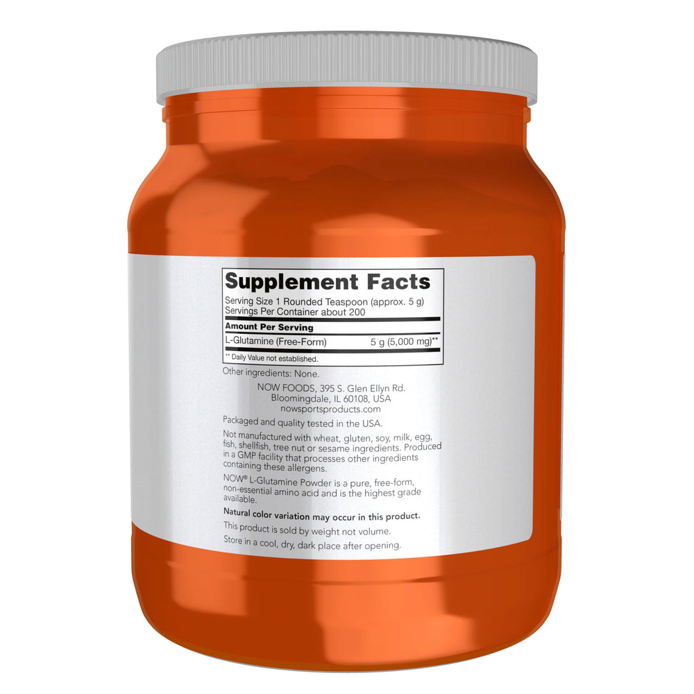 NOW L-Glutamine Powder, 2.2 lb