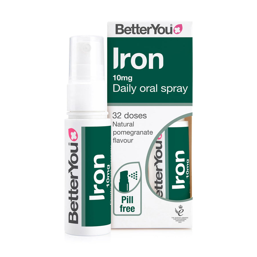BetterYou Natural Iron 10 Daily Spray, 0.8 fl oz