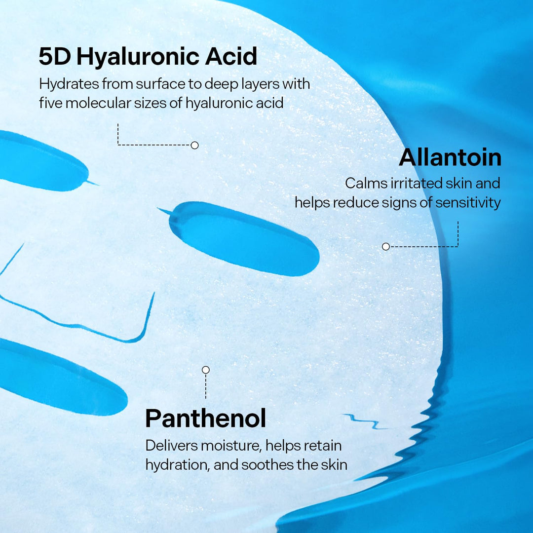 Torriden Dive In Hyaluronic Acid Facial Mask, 10 Count