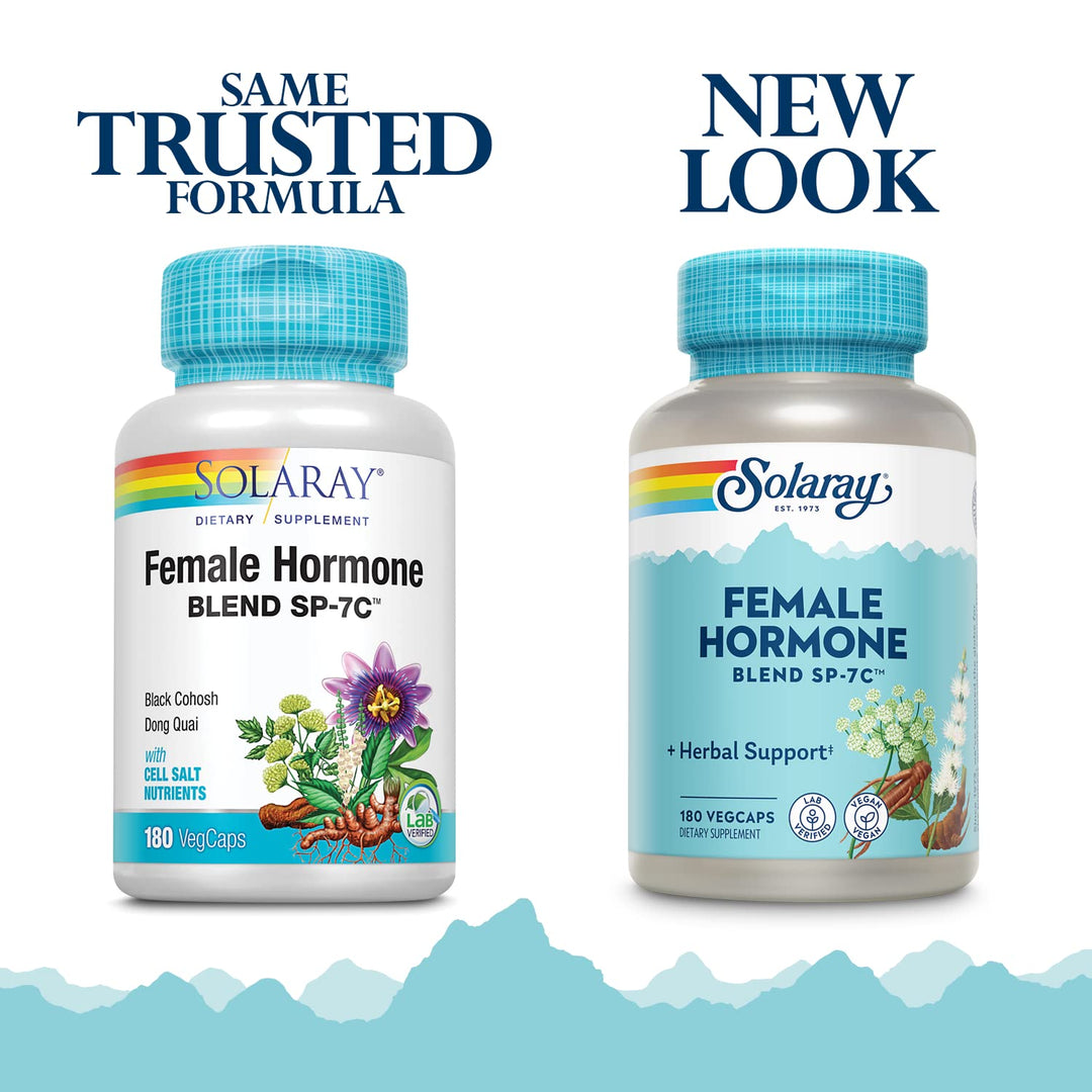 SOLARAY Female Hormone Blend SP-7C Capsules, 180 Count