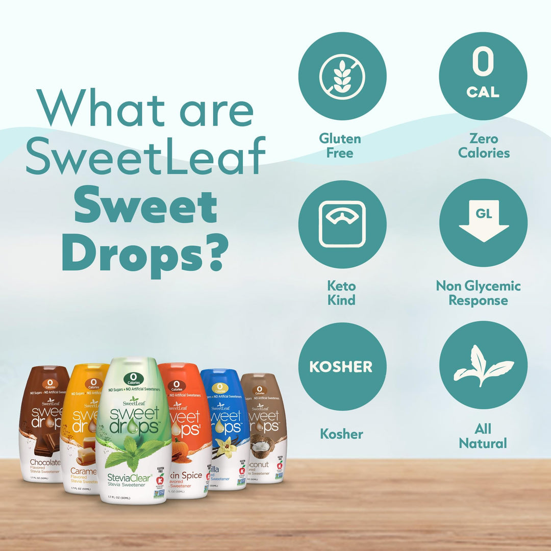 SweetLeaf SteviaClear Liquid Sweetener, 1.7 fl oz