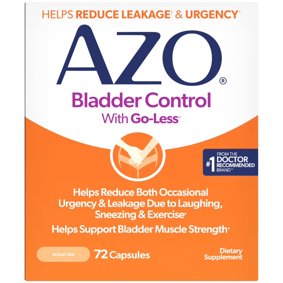 AZO Bladder Control With Go-Less, 72 Count