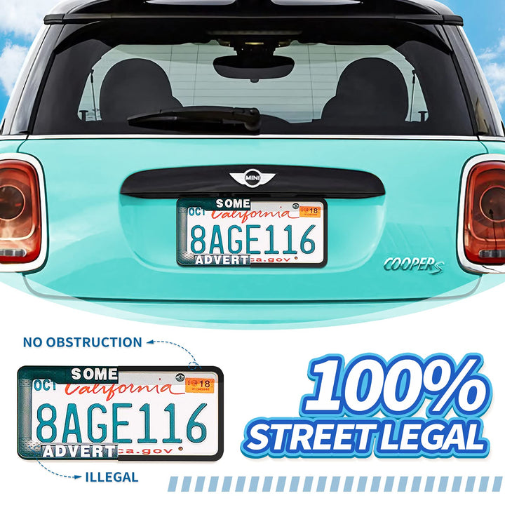 Aujen Silicone License Plate Frames