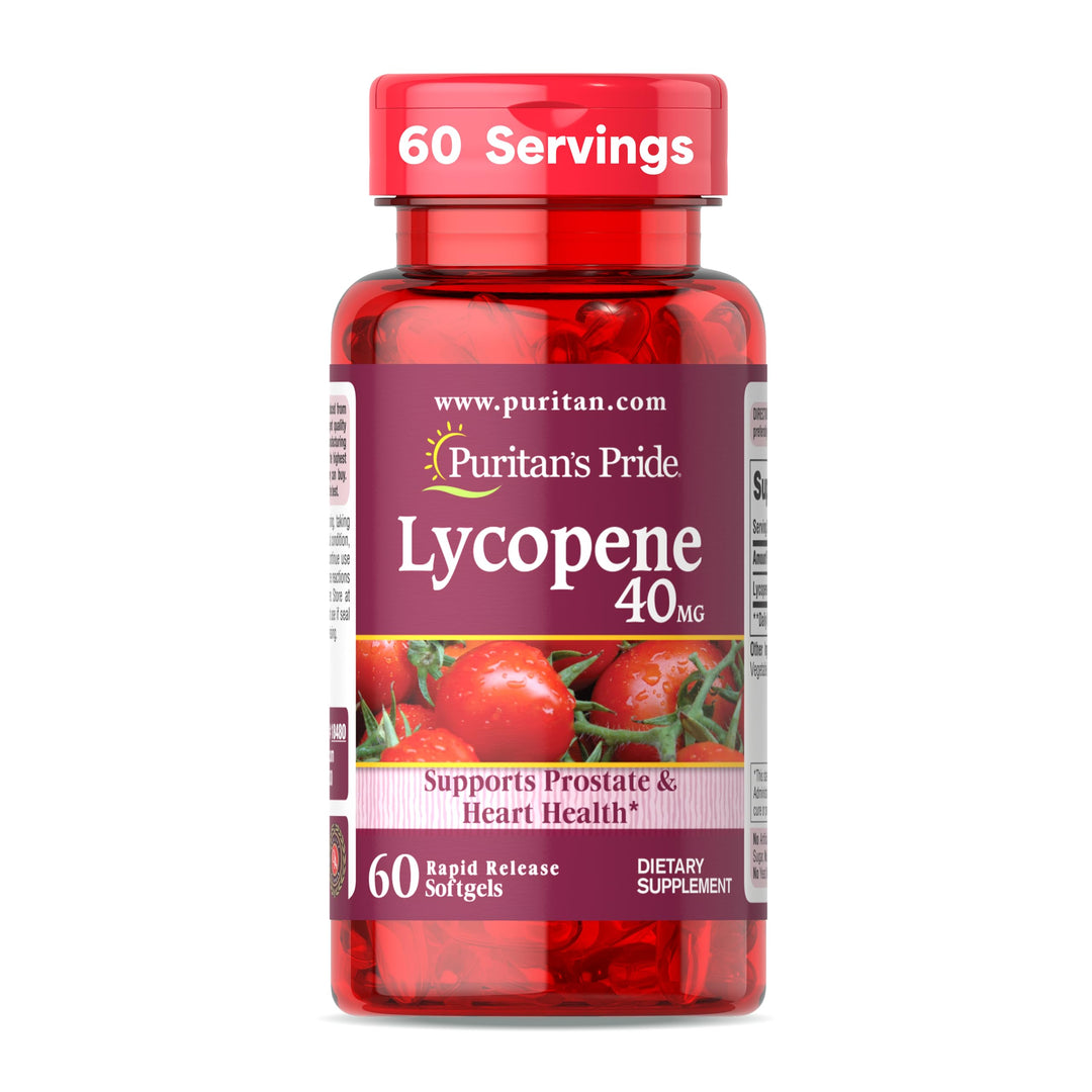 Puritan's Pride Lycopene, 40 mg, 60 Count
