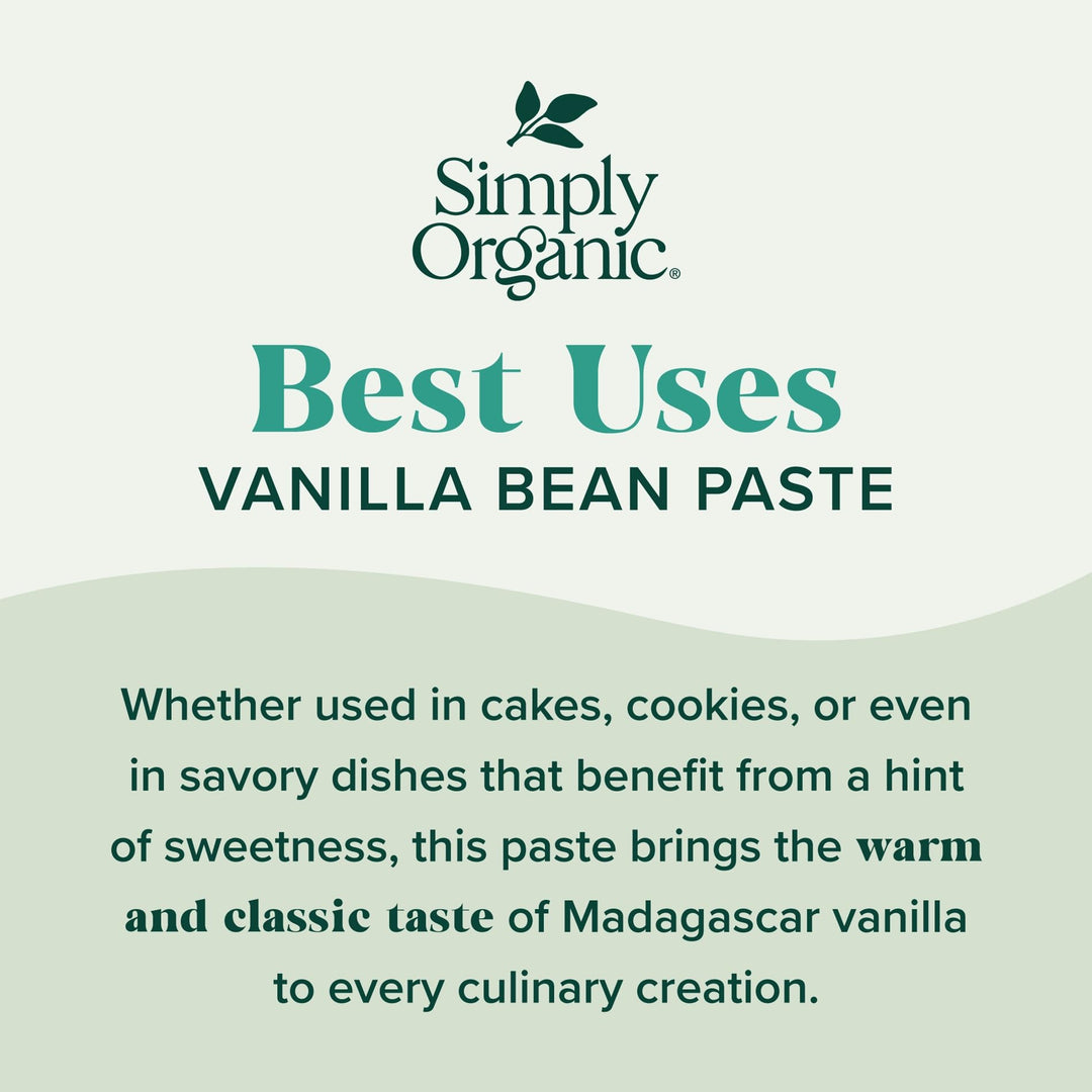 Simply Organic Vanilla Bean Paste, 4 oz