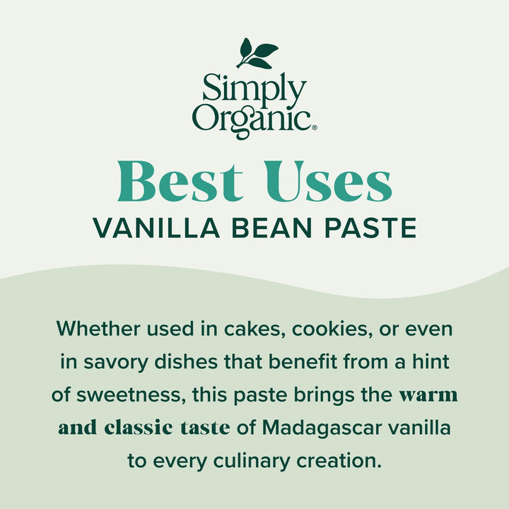 Simply Organic Vanilla Bean Paste, 4 oz