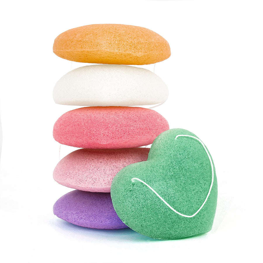 Linkidea Konjac Facial Sponges, 6 Count