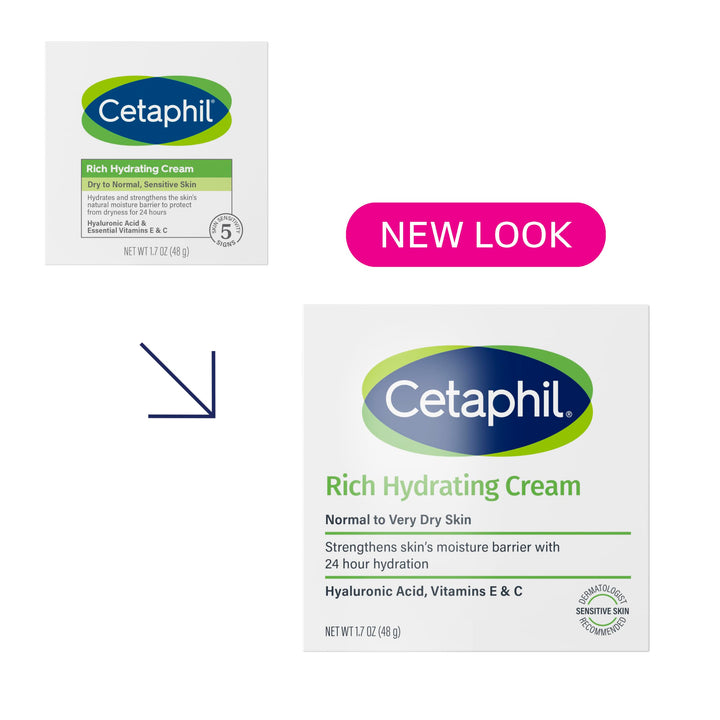Cetaphil Rich Hydrating Night Cream, 1.7 oz